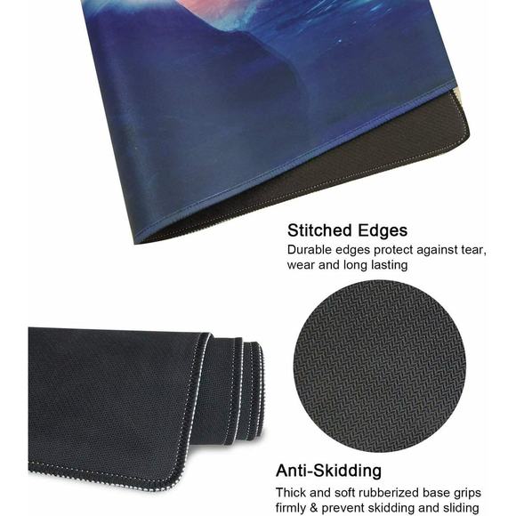 Large Gaming Mouse Pad Desk Mat, XL 31.5"X11.8" Long Extended Full Non-Slip - Picture 5 of 11